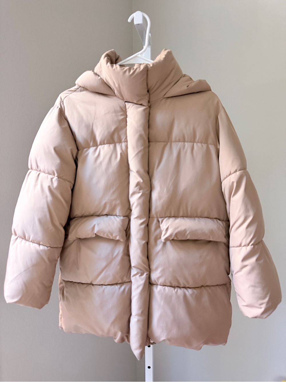ZARA KIDS Neutral Beige Puffer Jacket SIZE 11-12 yrs